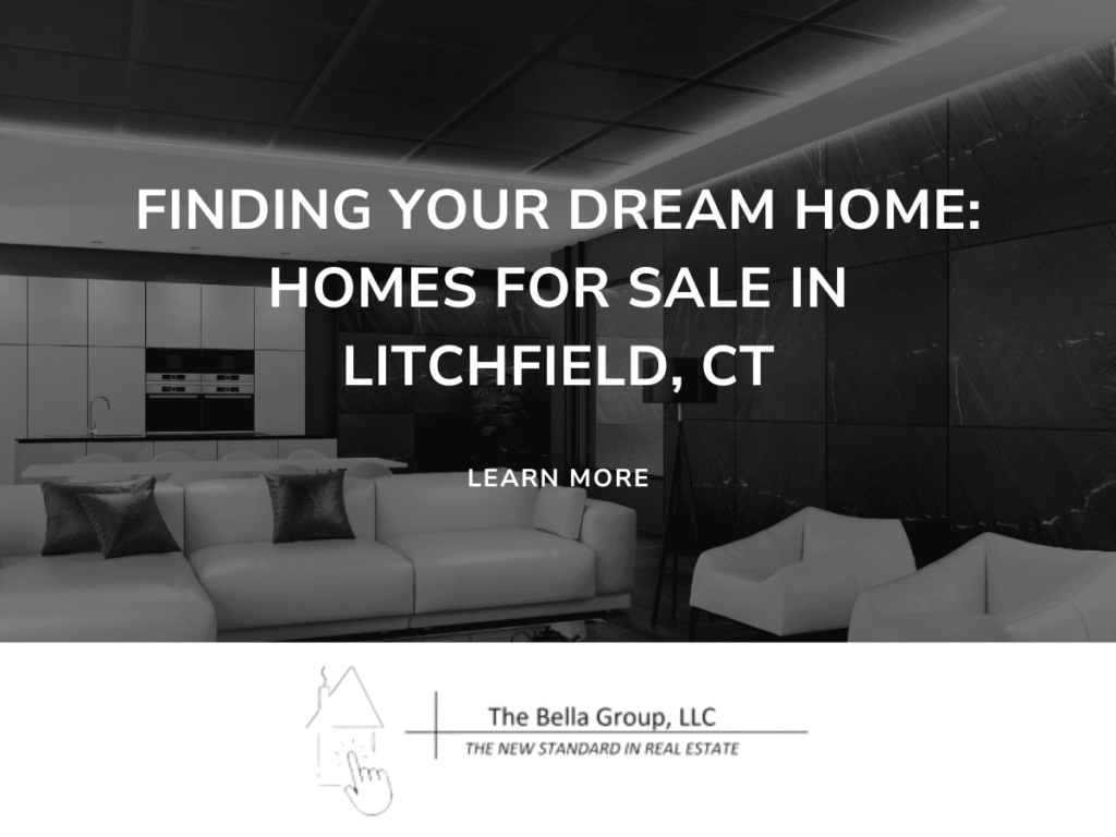 Beautiful home for sale in Litchfield, CT with scenic New England charm, perfect for home buyers seeking tranquility and historic character.